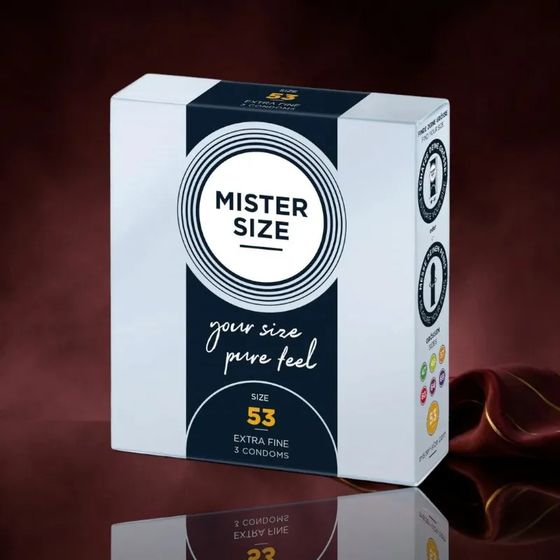 MISTER.SIZE 53 mm Kondome 3 Stück