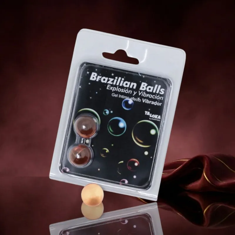 2 brasillianische Bälle mit Intim Explosivem Vibrator-Effekt