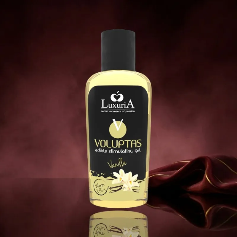Intimateline Luxuria essbares Massagegel mit Wärmeeffekt und Vanille - 100 ml