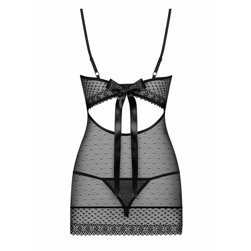 Chemise 817-CHE-1 schwarz - S/M