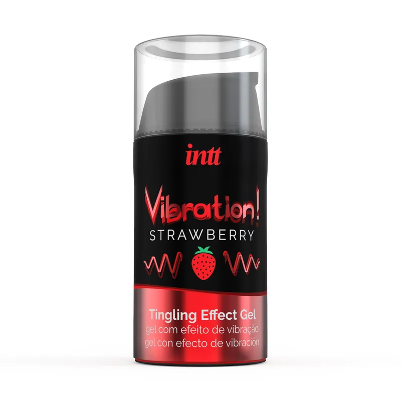 Vibration! Strawberry Tintelende Gel 15 ml