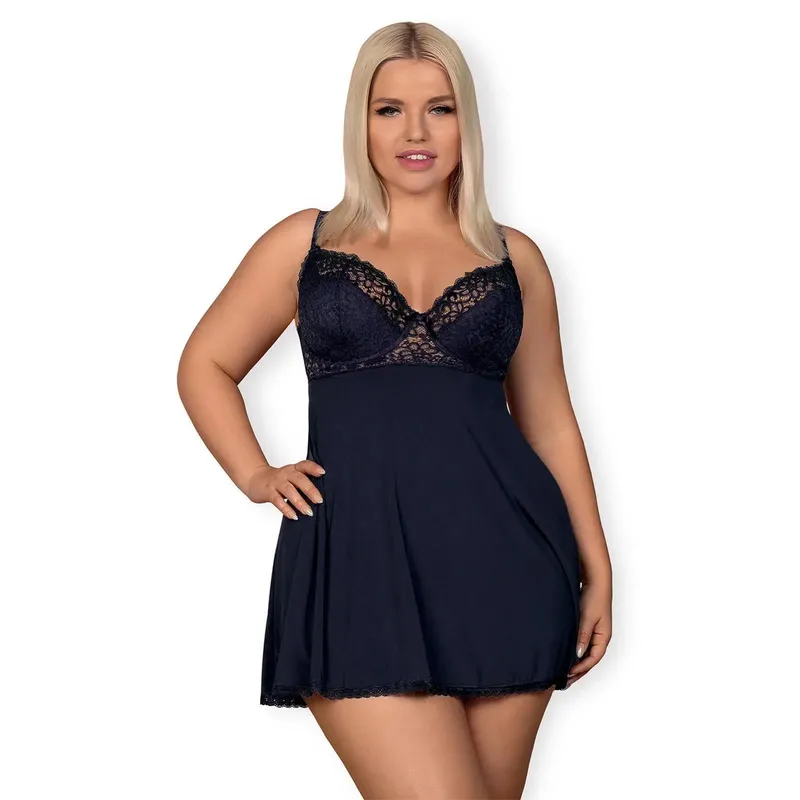 Babydoll Drimera schwarz - L/XL