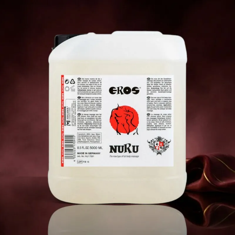 Eros Nuru Massageöl reich an Mineralien - 5 L