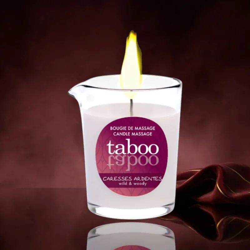Ruf Taboo Massagekerze für Ihn, Streichelt Das Ardentes-Farn-Aroma - 60 gr