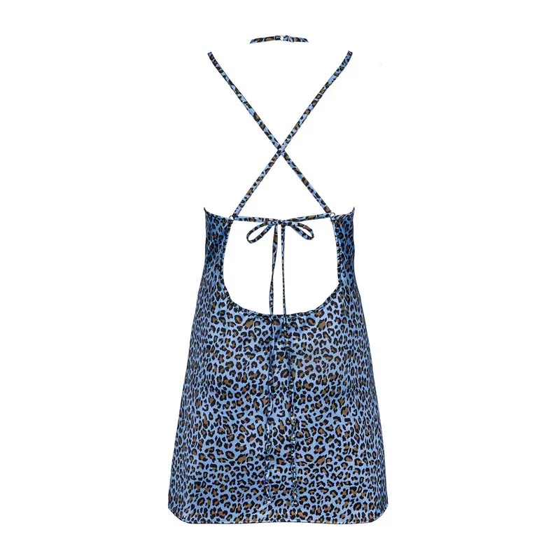 Chemise Nadines mit String leopard - S/M