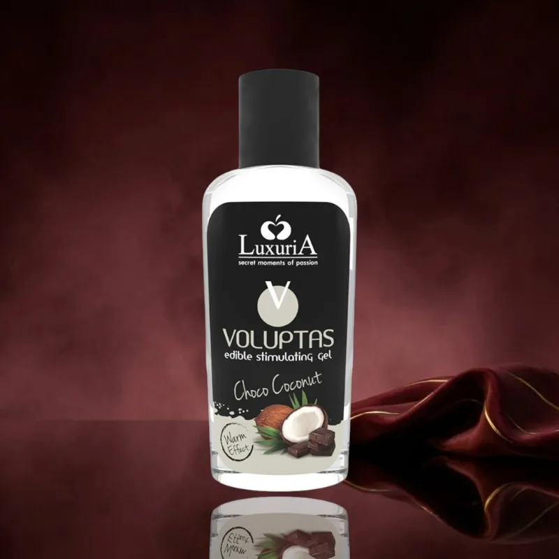 Intimateline Luxuria essbares Massagegel mit wärmendem Effekt Kokosnuss und Creme - 100 ml