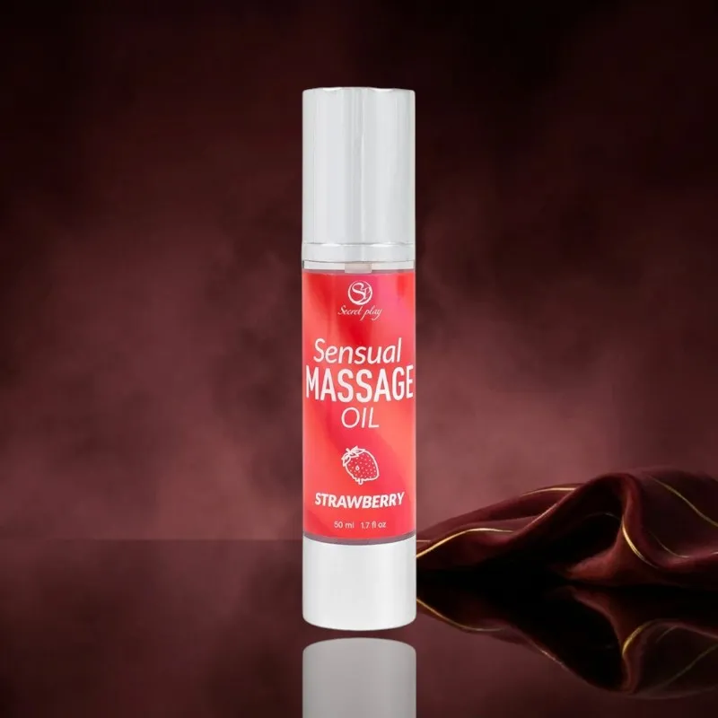 Secretplay Massageöl Erdbeere - 50 ml