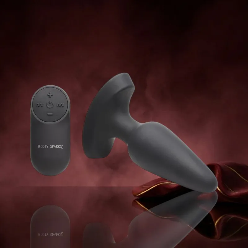 Laser Heart Silikon Analplug - Mittel