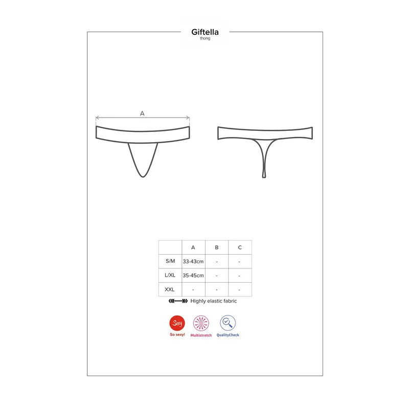 Giftella String Größe: L/XL