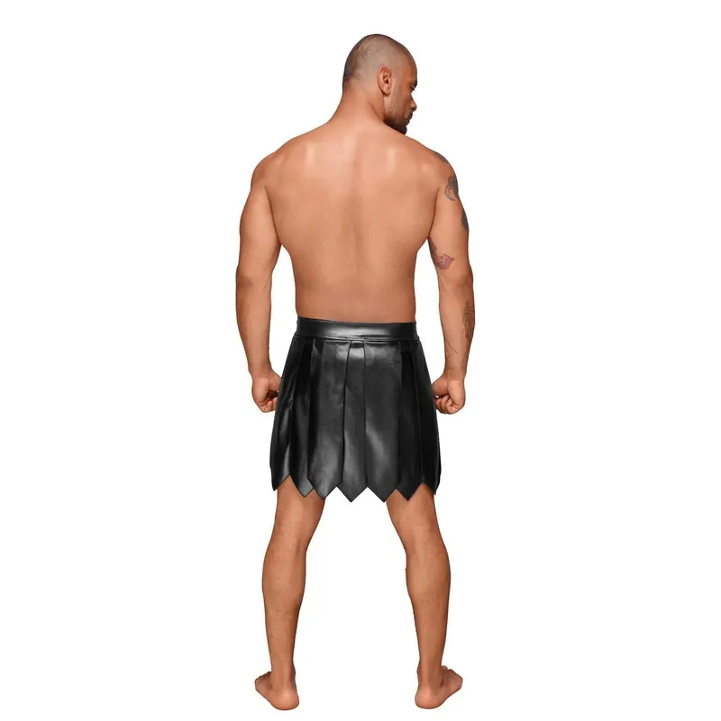 Ecoleather Gladiator Rock mit PVC Zierfalten  - XL