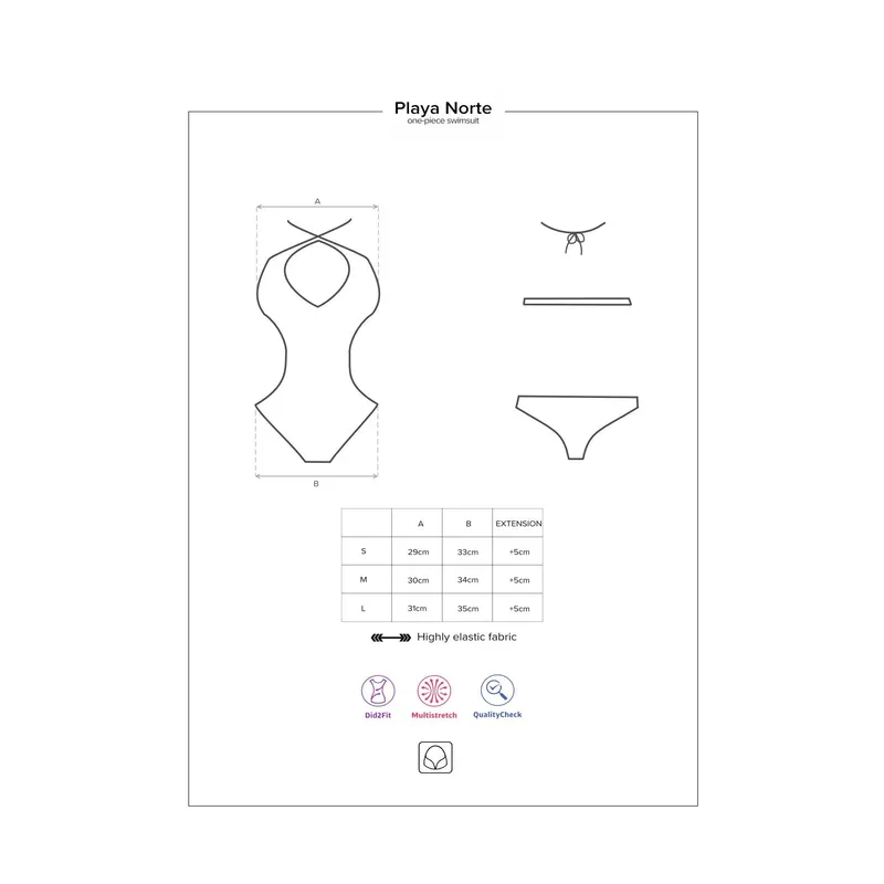 Badeanzug Playa Norte neongrün, violett, pink -S