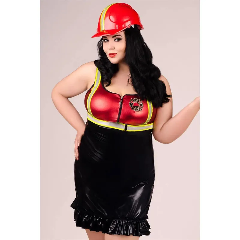 Sexy Outfit Set Feuerwehrfrau E/2023 38/40 von Andalea