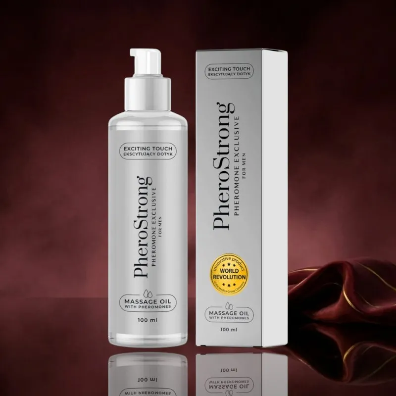 Pherostrong Massageöl Pheromone Exclusiv für Männer - 100 ml