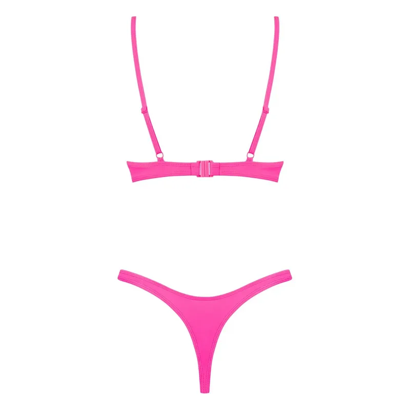 Bikini Mexico Beach neonpink Größe: L