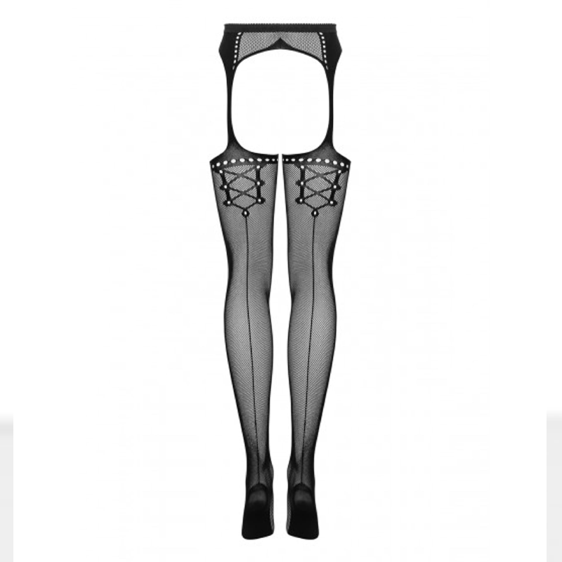 Garter Stockings S314 schwarz