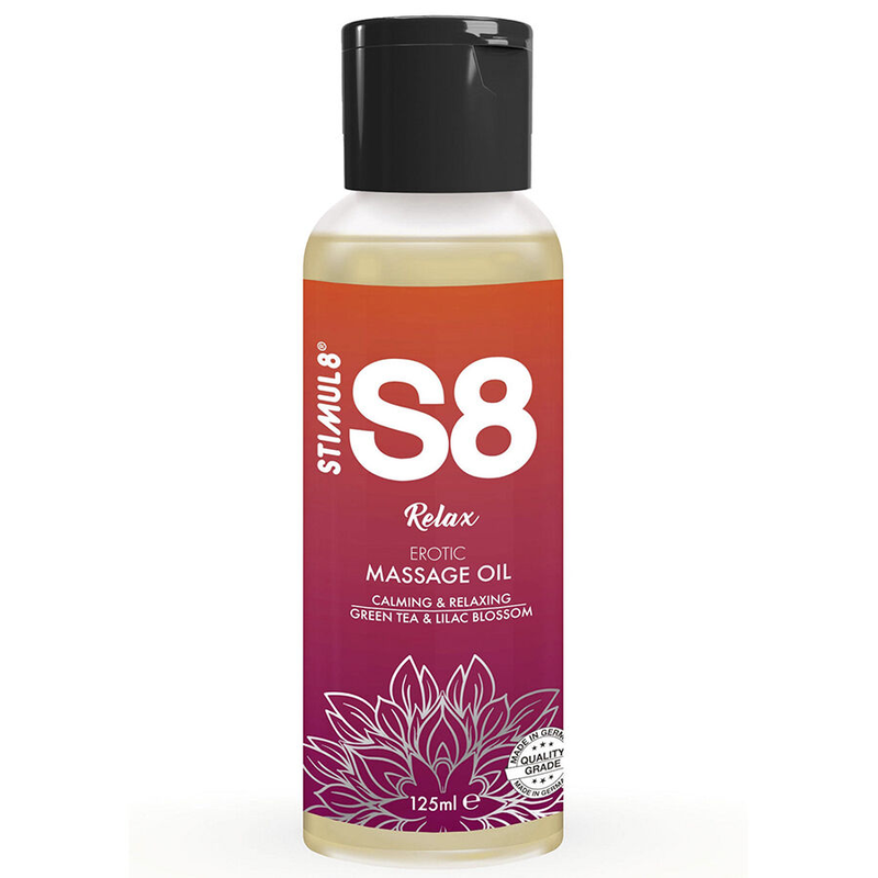Stimul8 S8 Massageöl Relax Grüner Tee - 125 ml