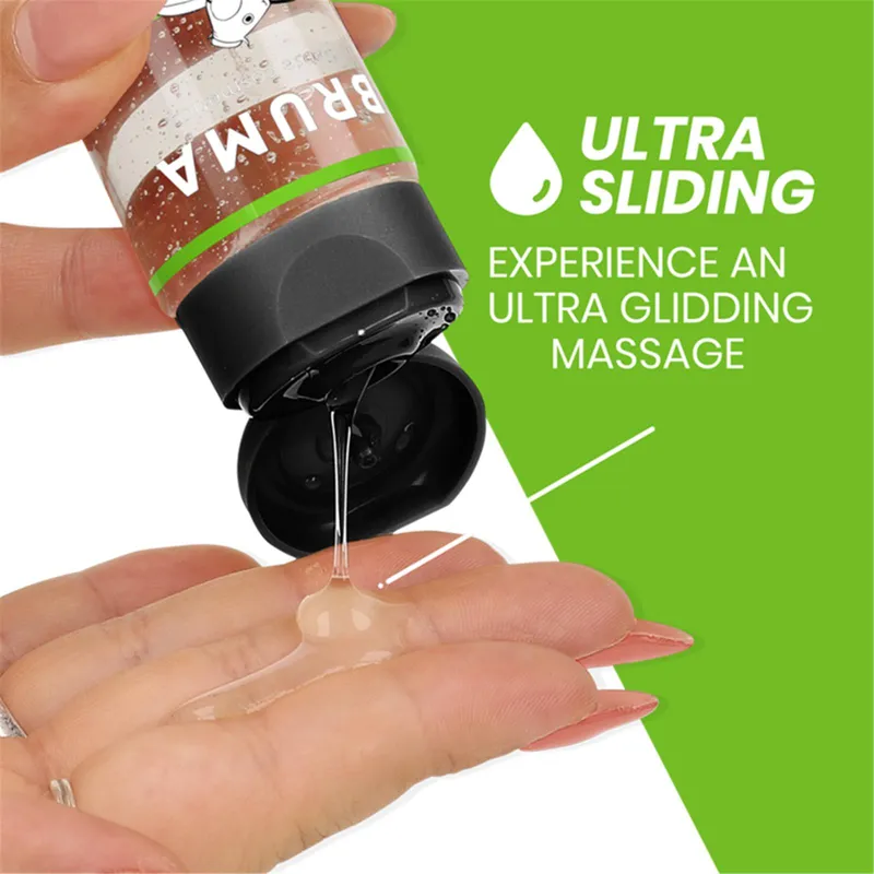 Bruma Premium Massageöl mit Wärmeeffekt Wassermelone Geschmack 3 In 1 - 100 ml