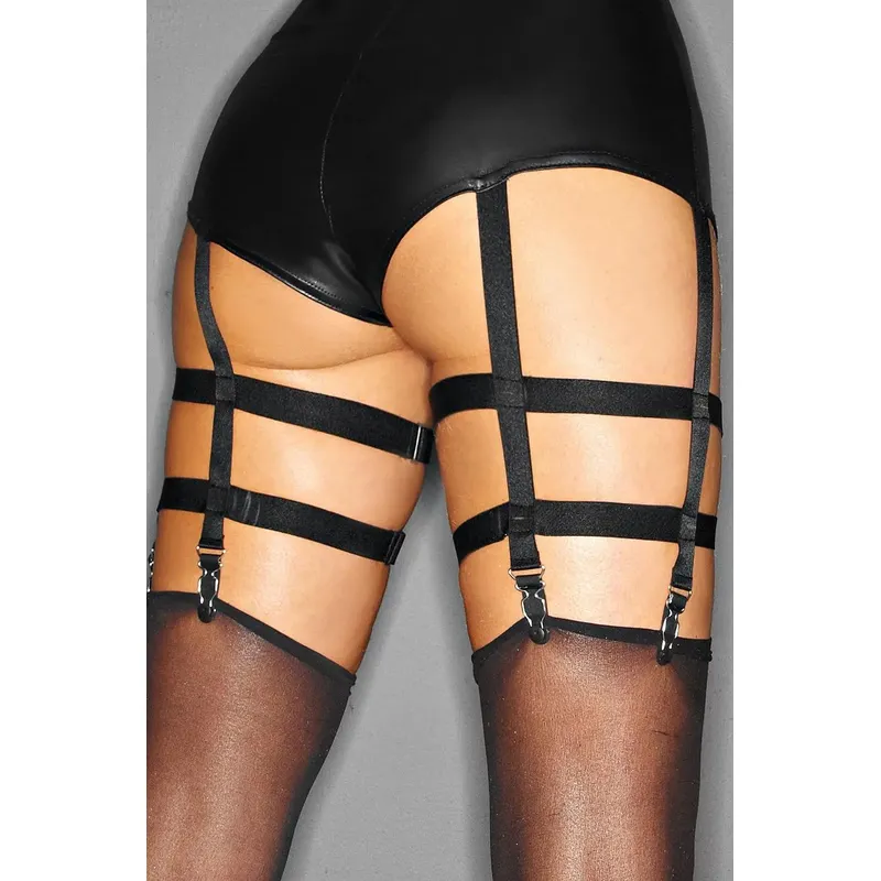 Wetlook Straps-Body F109 schwarz - XL