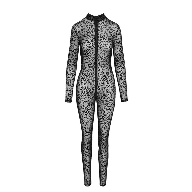 Catsuit F285 im Leoparden-Look - 3XL