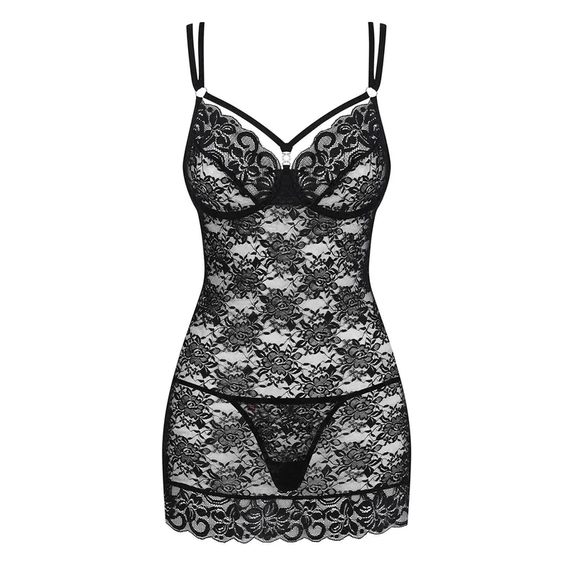 Chemise 860-CHE-1 schwarz - S/M