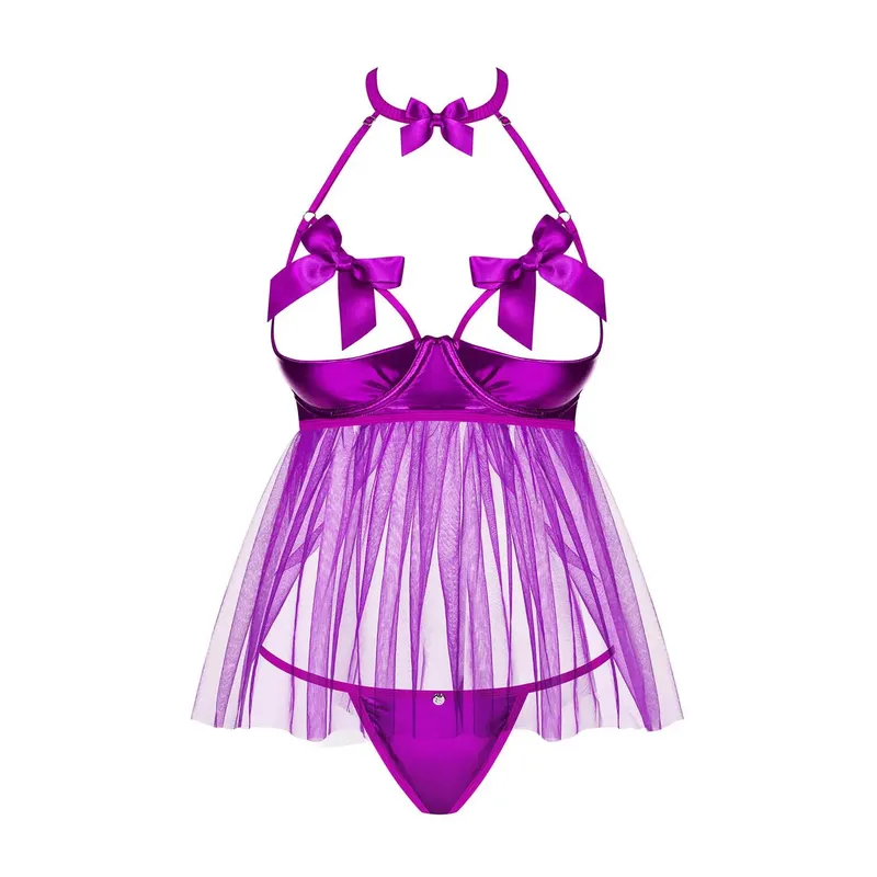 Babydoll Delishya violett - S/M