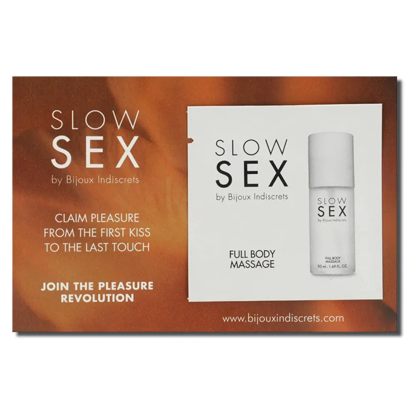 Bijoux Slow Sex Ganzkörper Massagegel - 2 ml