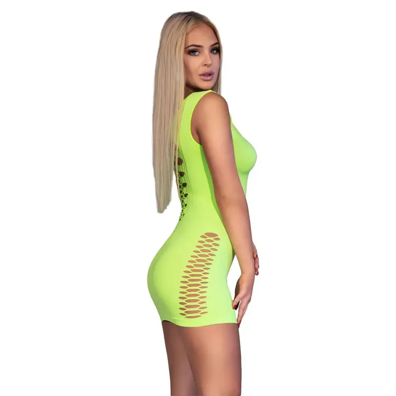 Minikleid CR4304 neongrün