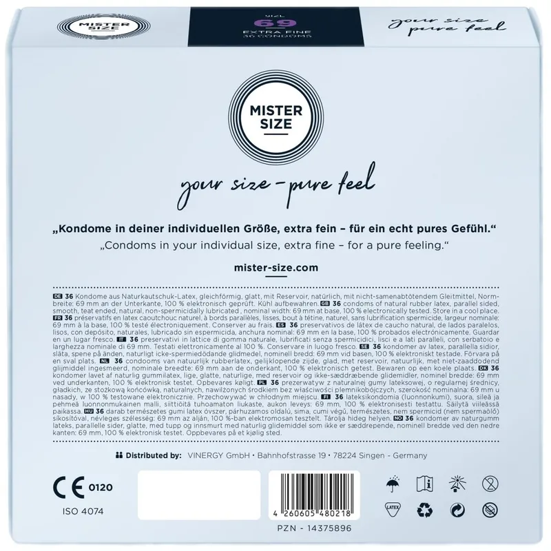MISTER.SIZE 69 mm Kondome 36 Stück