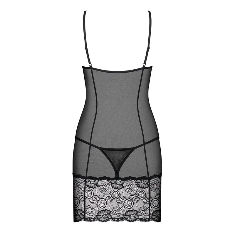 Alluria Chemise schwarz - S/M