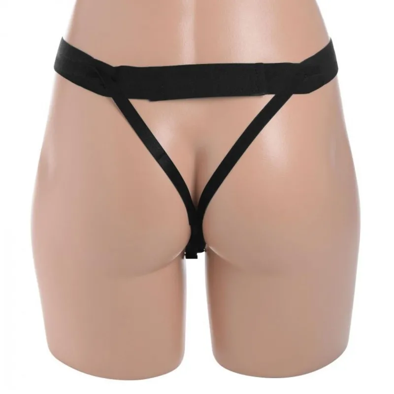 Hohler Strap-On-Silikondildo mit Gurtzeug