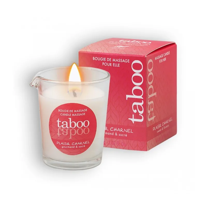 Ruf Taboo Massagekerze für Ihren Spass Charnel Kakaoblüten-Aroma - 60 gr