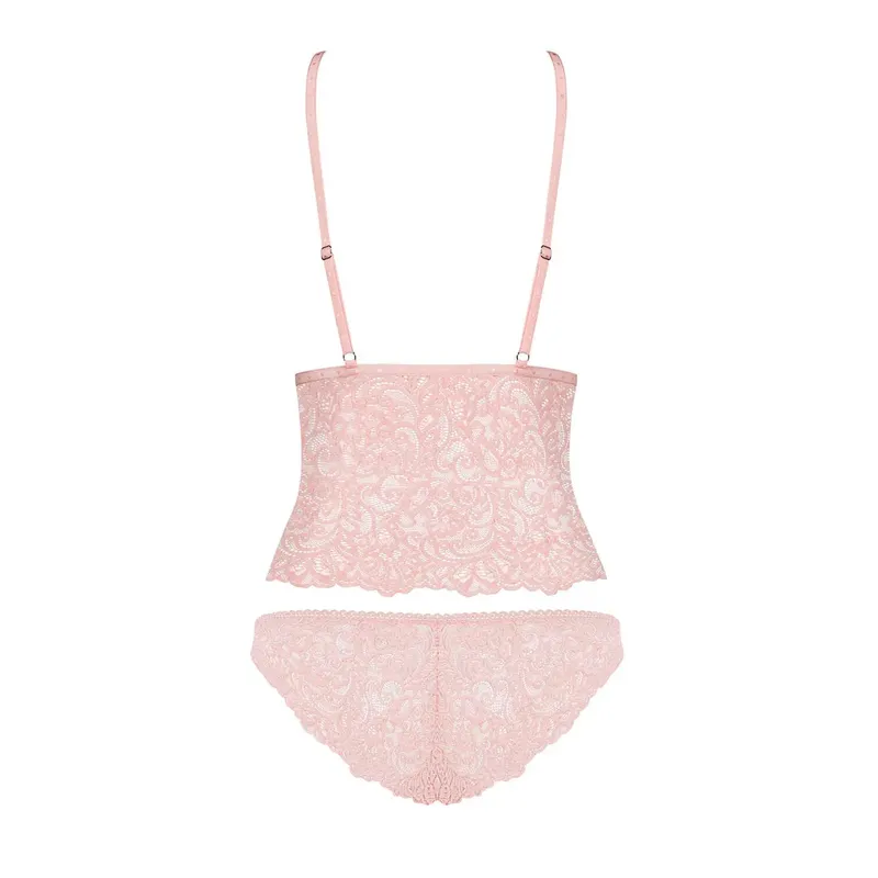 Delicanta Top & Panties rosa Größe: S/M