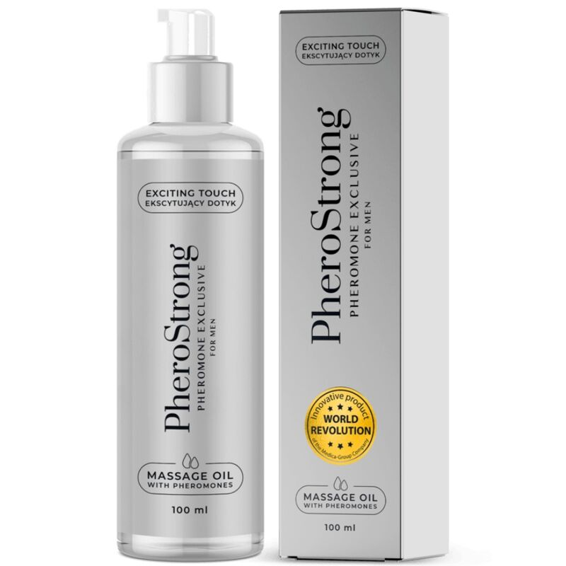 Pherostrong Massageöl Pheromone Exclusiv für Männer - 100 ml