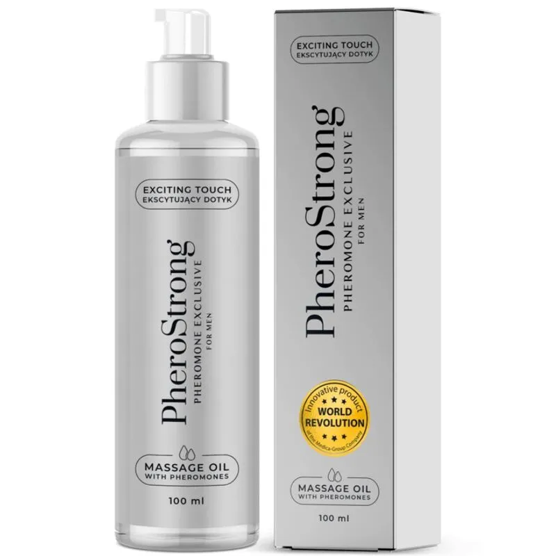 Pherostrong Massageöl Pheromone Exclusiv für Männer - 100 ml