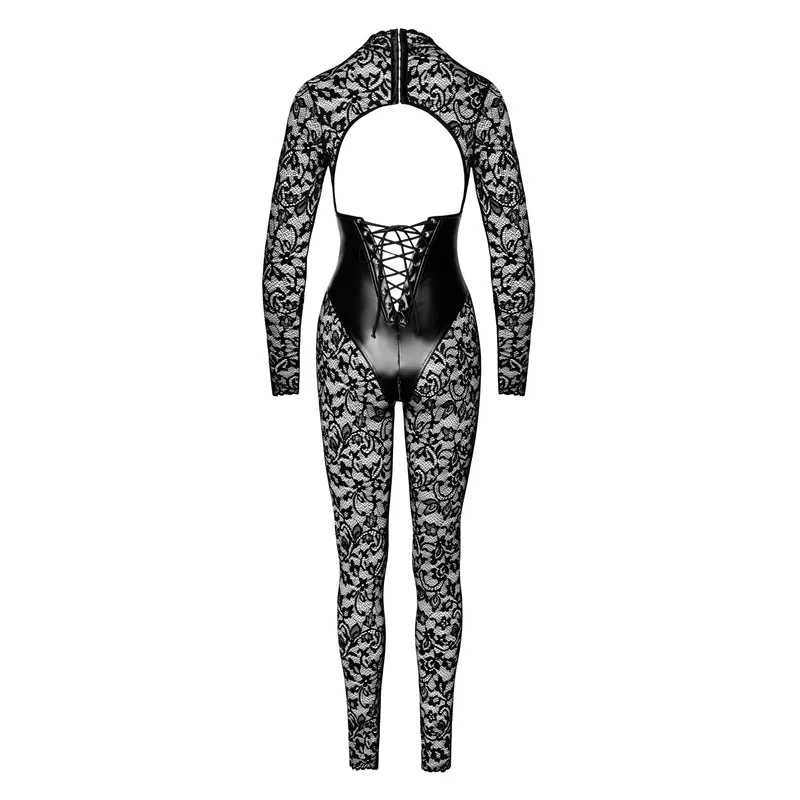 Bodystocking mit Unterbrust-Corsage F299 - 3XL