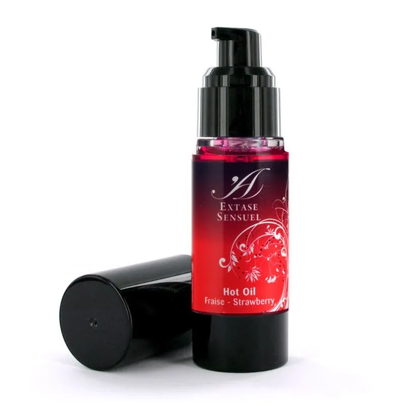 Extase Sensual wärmendes Massageöl Erdbeer - 30 ml