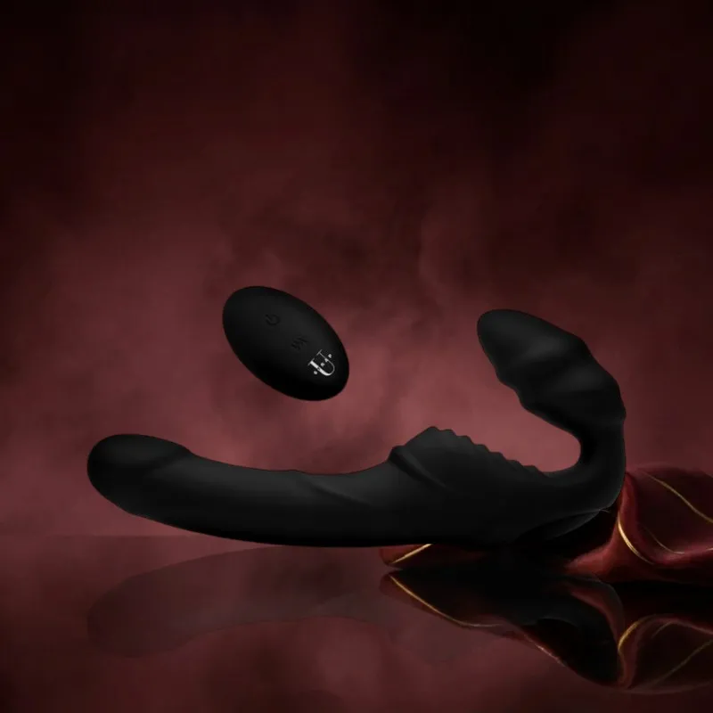 Pro Rider Strapless Strap-on Vibrator - Schwarz