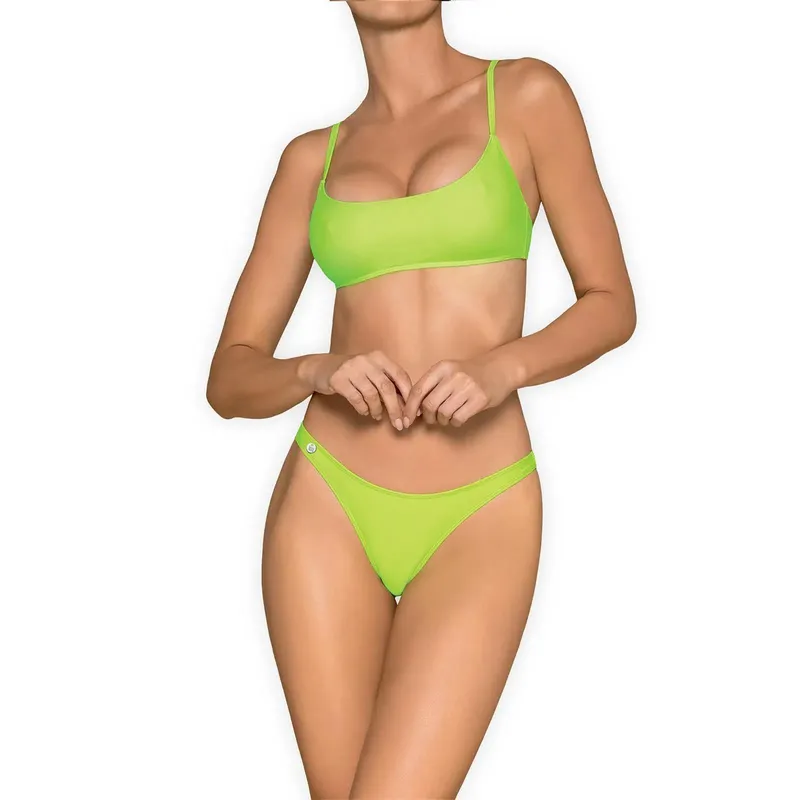 Bikini Mexico Beach neongrün Größe: M