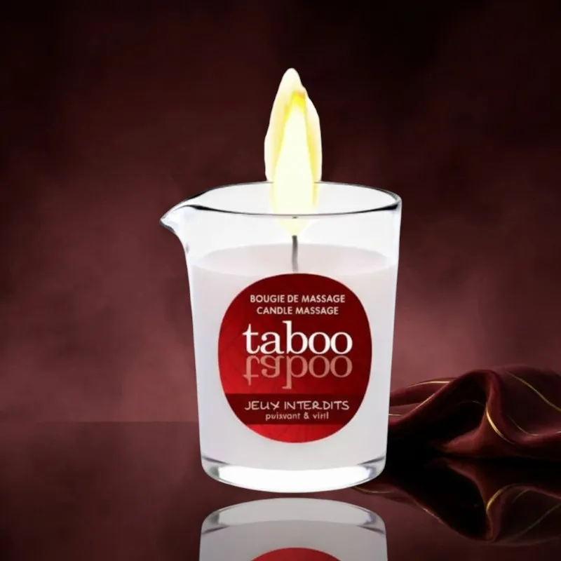 Ruf Taboo Massagekerze für Ihn Jeux Interdits Wild Lichen Aroma - 60 gr