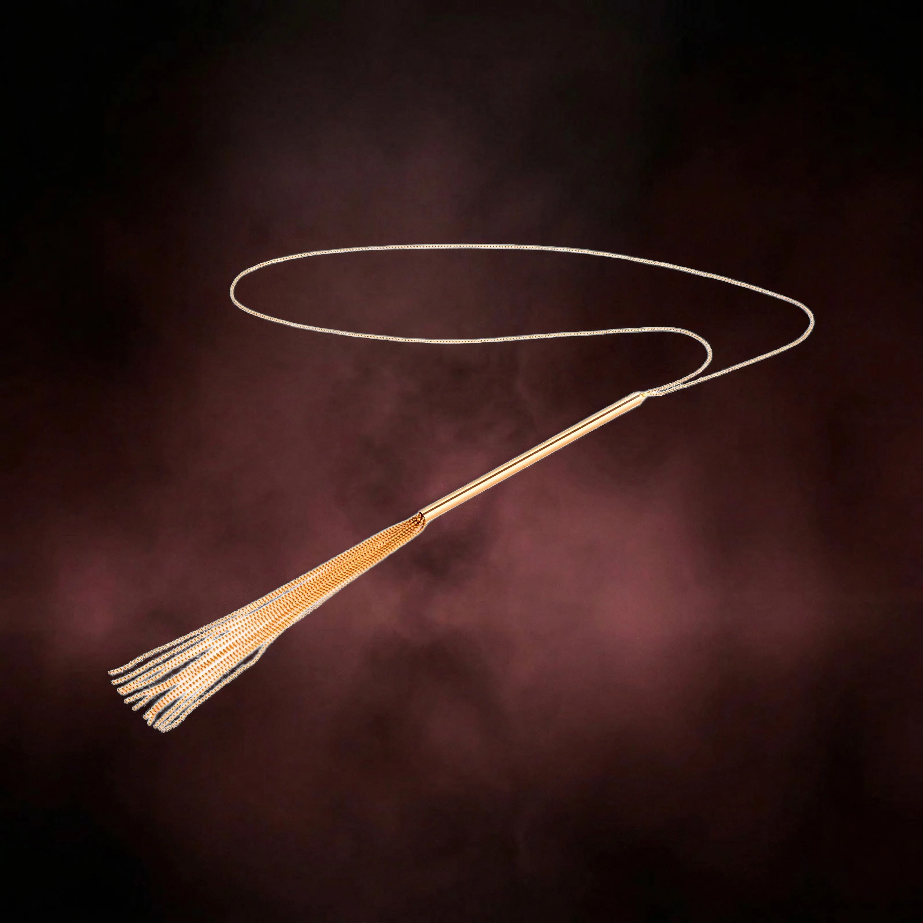 Magnifique – Metallische Kettenpeise / Halskette Gold