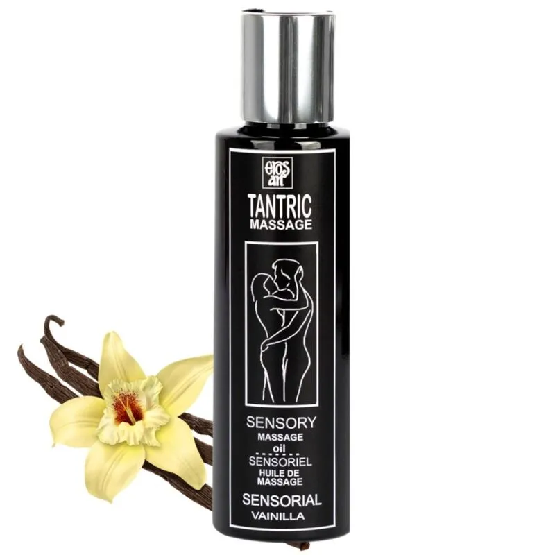 Eros-Art natürliches tantrisches Massageöl und Aphrodisiakum Vanille - 100 ml