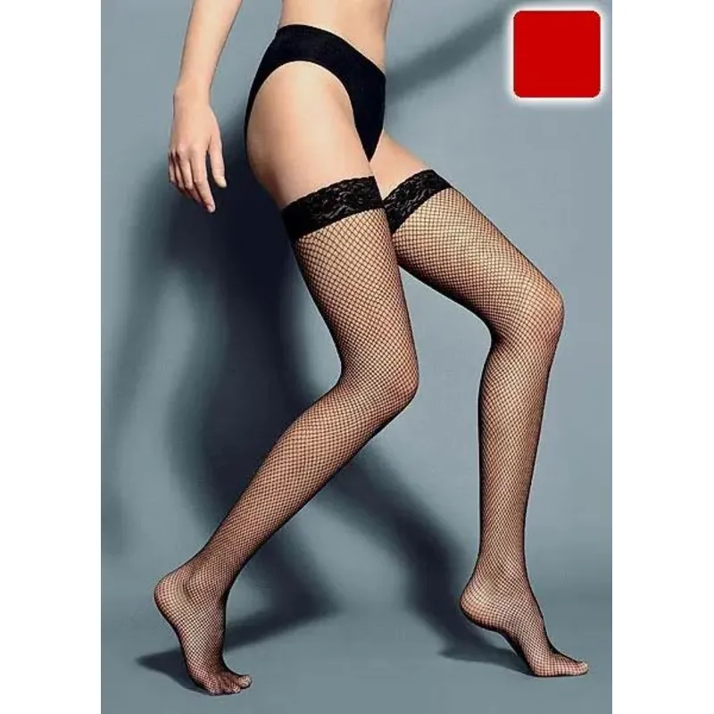 Netzstrümpfe ar-rete rot Größe: S/M