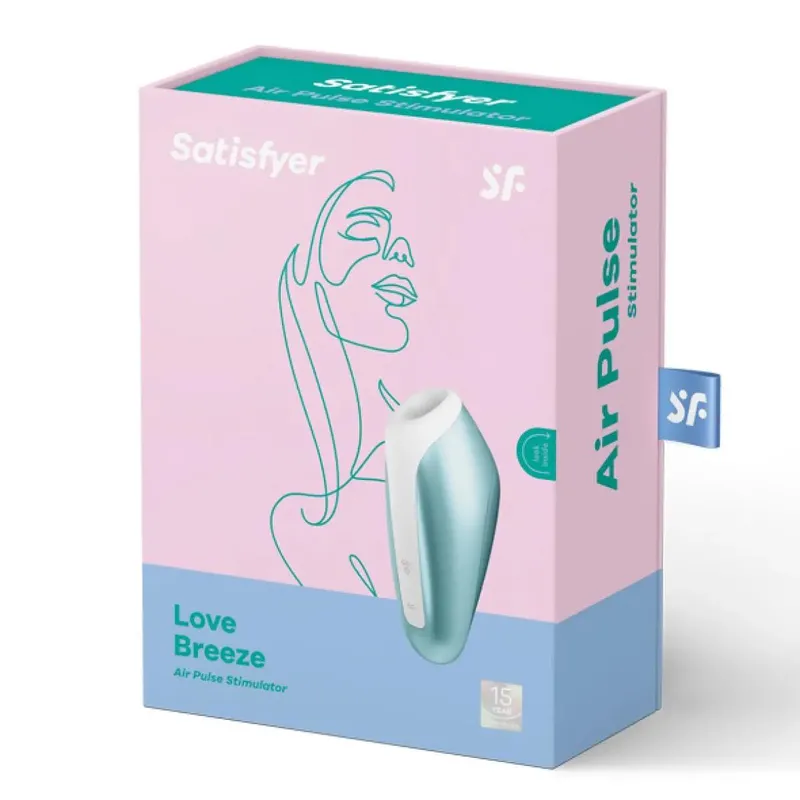 Satisfyer Love Breeze Saugvibrator - Eisblau
