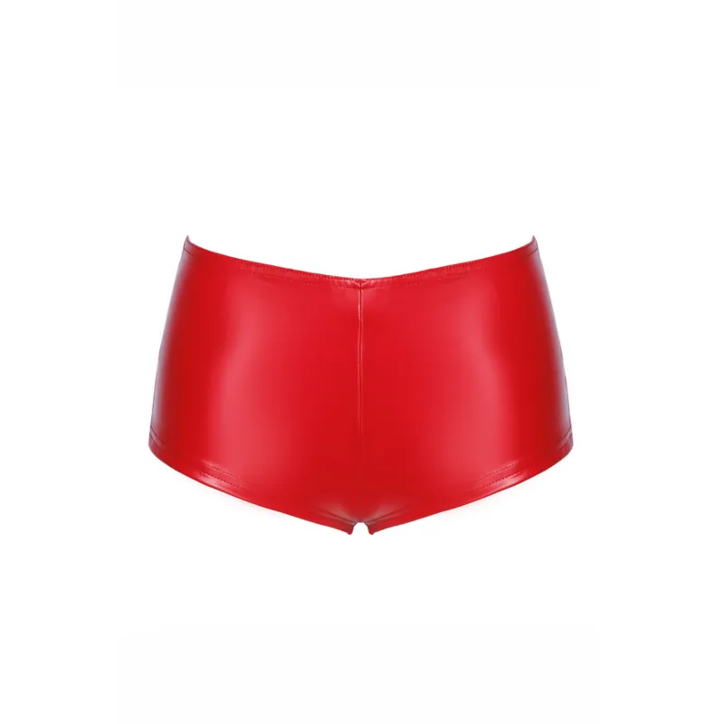 F356 Wetlook Shorts rot - 3XL