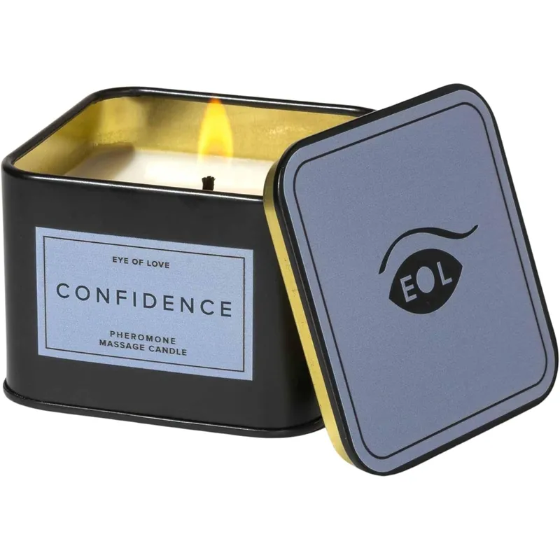 Eye Of Love Confidence Massagekerze für Männer - 150 ml
