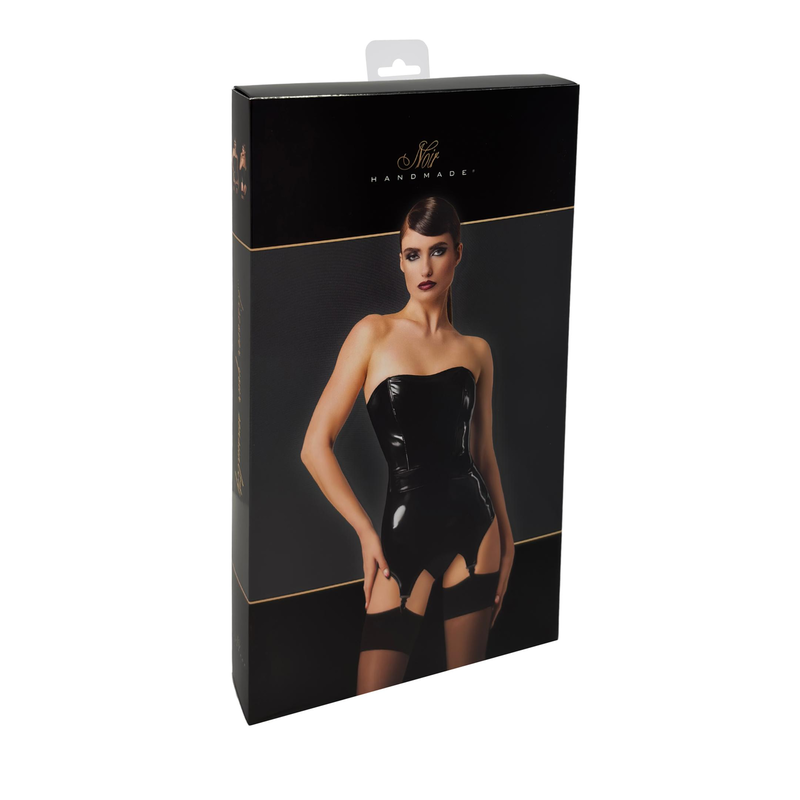 Dominae Venom Corsagen-Kleid F381 schwarz - 3XL
