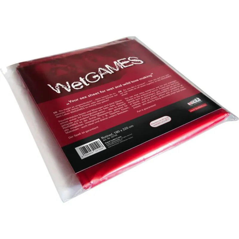 SexMAX WetGAMES Sexlaken Vinylfolie 180 x 220 cm - Rot