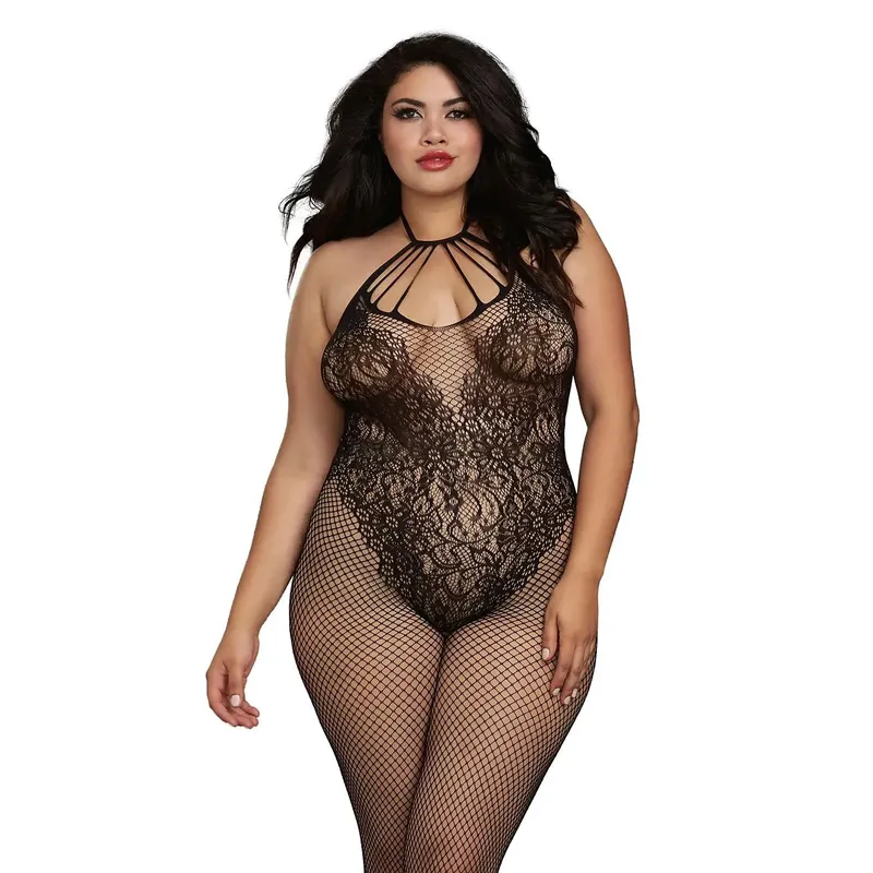 Bodystocking DR0326 schwarz Größe: One-Size