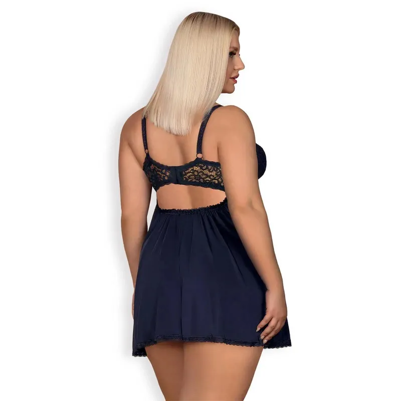 Babydoll Drimera schwarz - L/XL