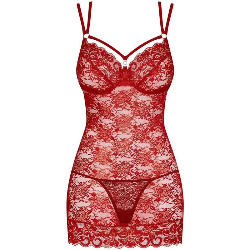 Chemise 860-CHE-3 rot - S/M